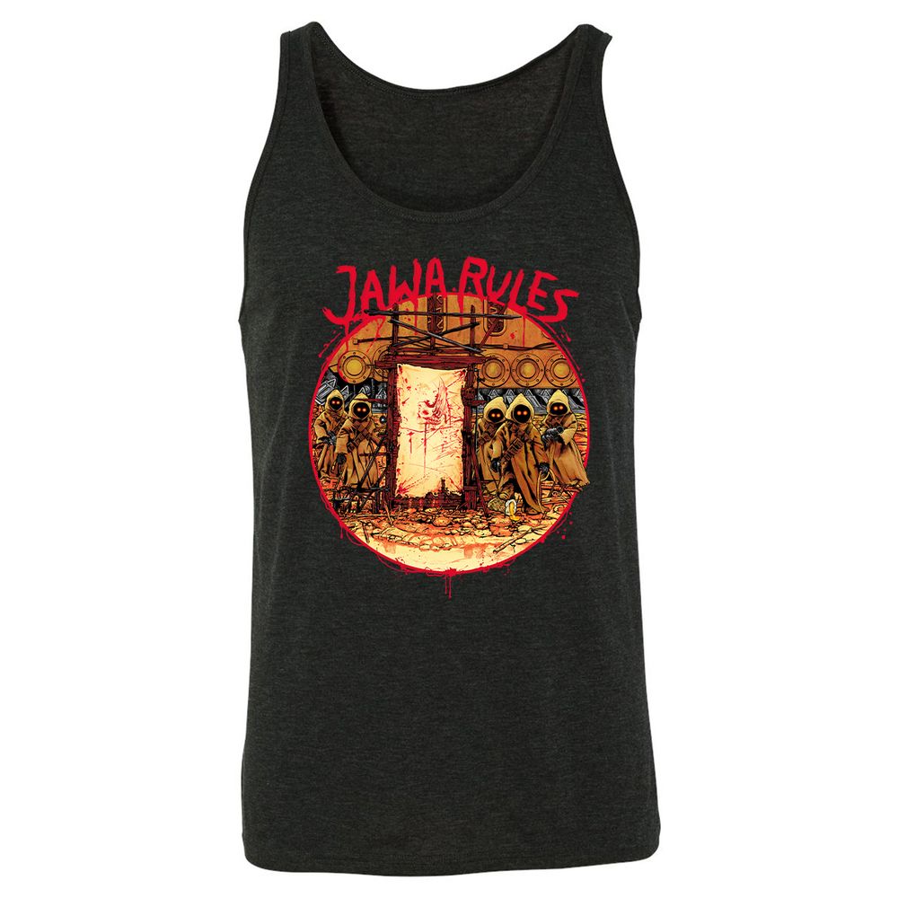 Unisex Jersey Tank - KKJ3LQFN - Charcoal Black Triblend - 5