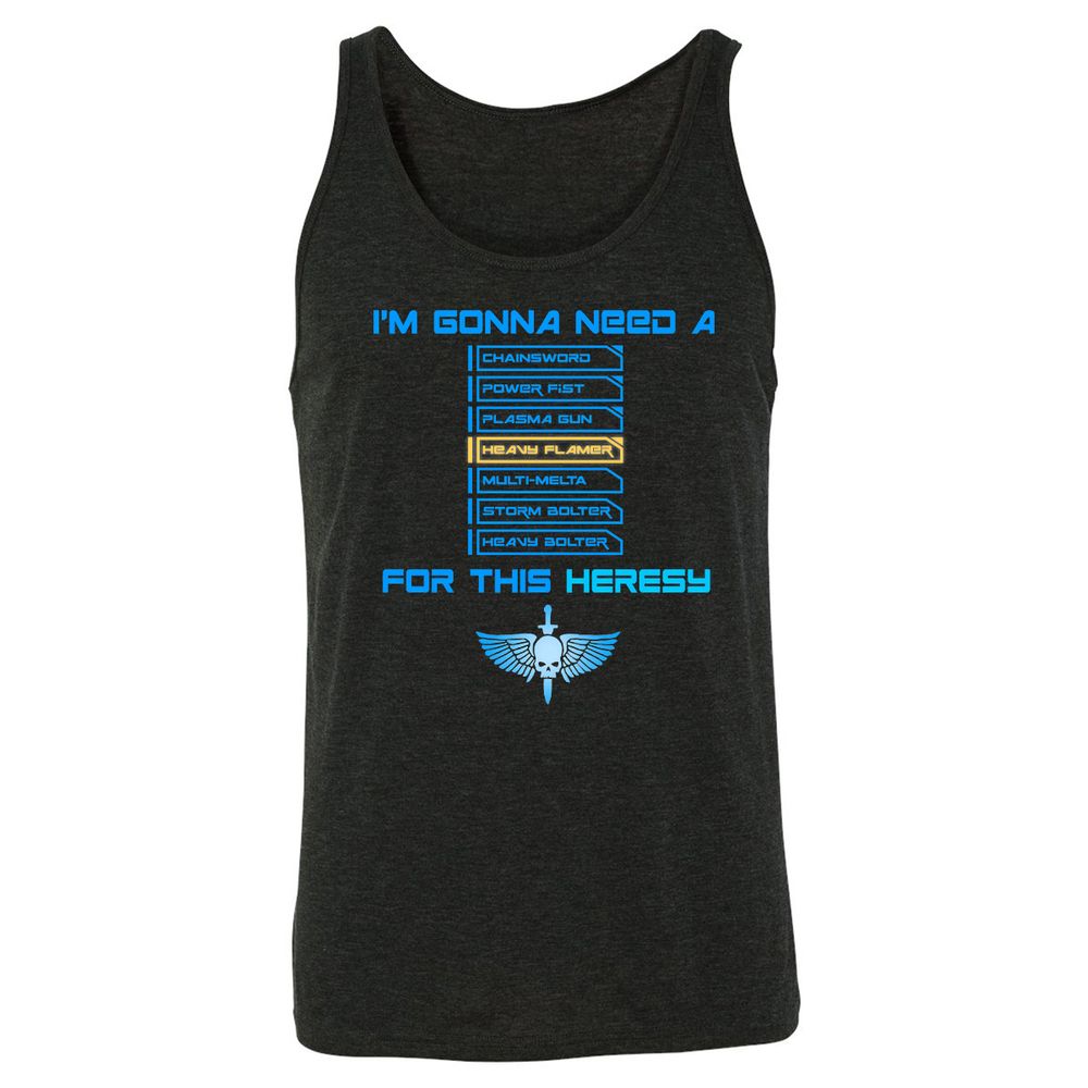 Unisex Jersey Tank - PQJE39VE - Charcoal Black Triblend - 5