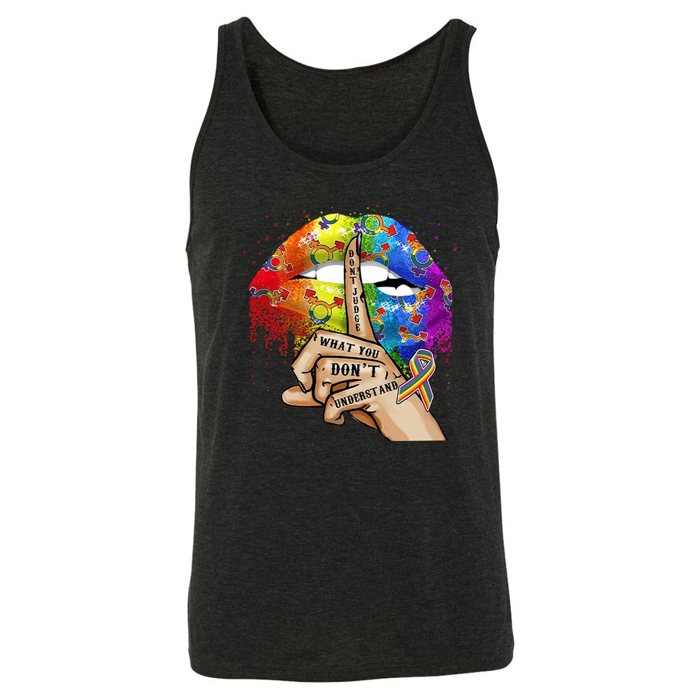 Unisex Jersey Tank - 6V3L7DPP - Charcoal Black Triblend - 5