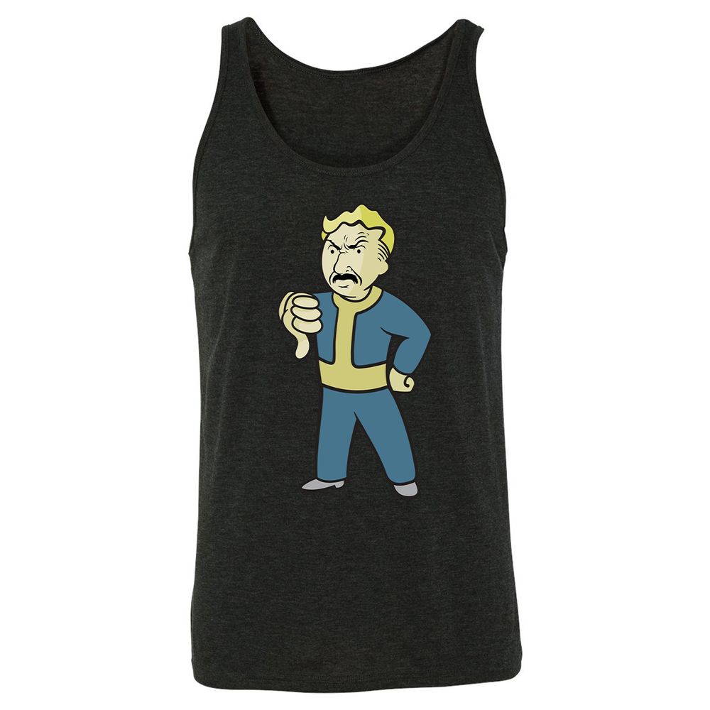 Unisex Jersey Tank - PX5XPJH8 - Charcoal Black Triblend - 5