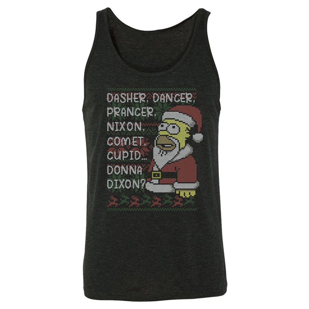 Unisex Jersey Tank - HNZ47F4F - Charcoal Black Triblend - 5
