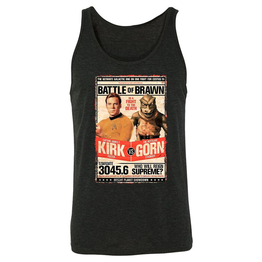 Unisex Jersey Tank - E1WYJTKX - Charcoal Black Triblend - 5