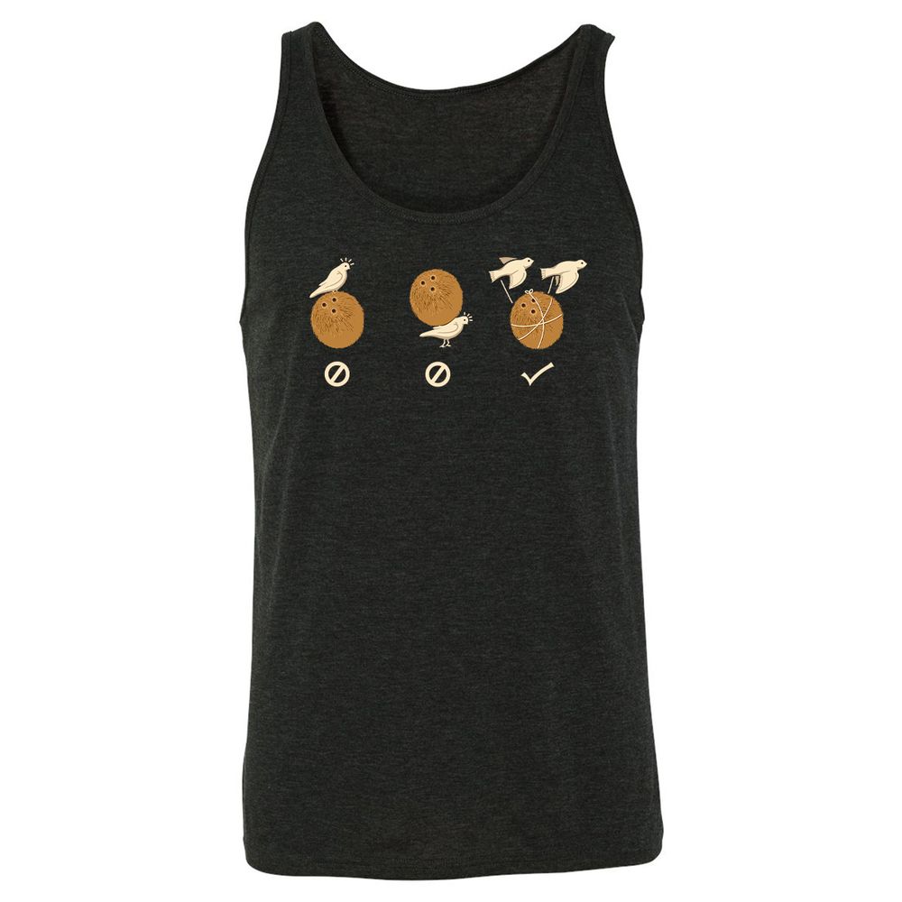 Unisex Jersey Tank - RSDV4GMW - Charcoal Black Triblend - 5