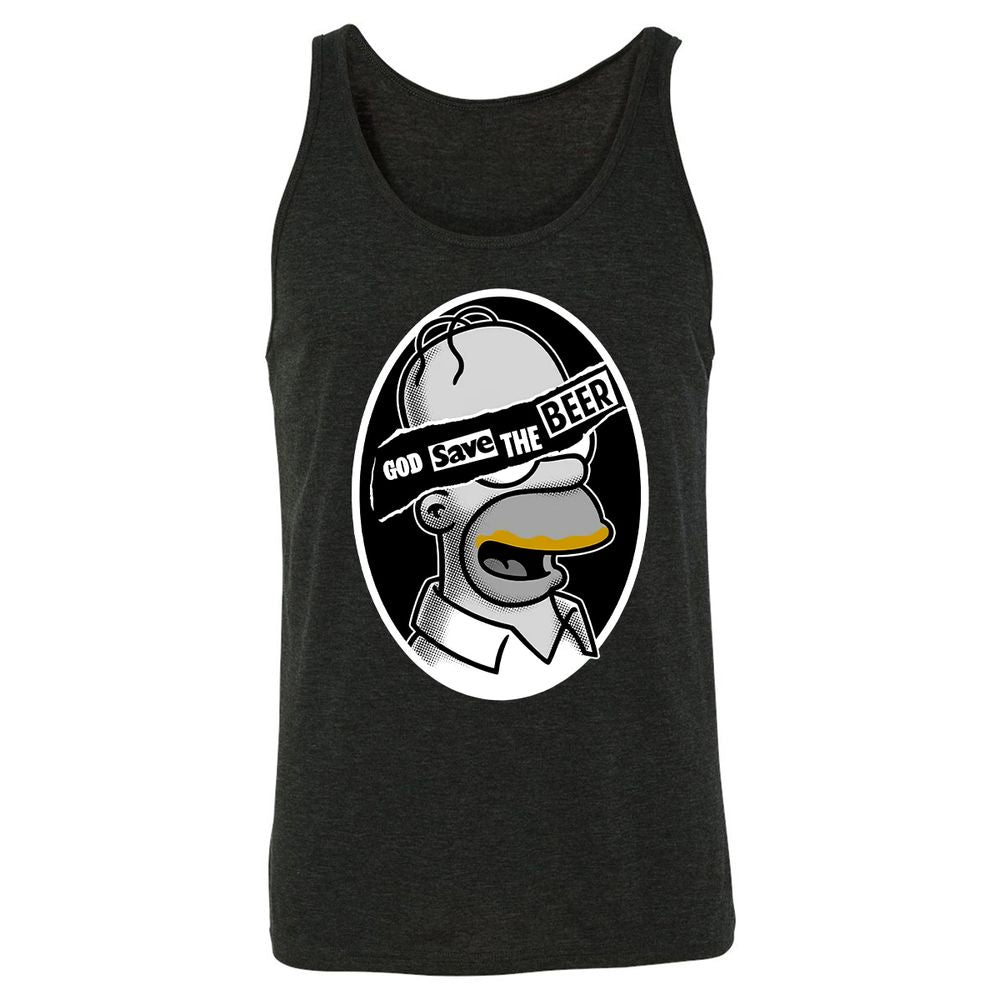 Unisex Jersey Tank - EUTY9PUP - Charcoal Black Triblend - 5