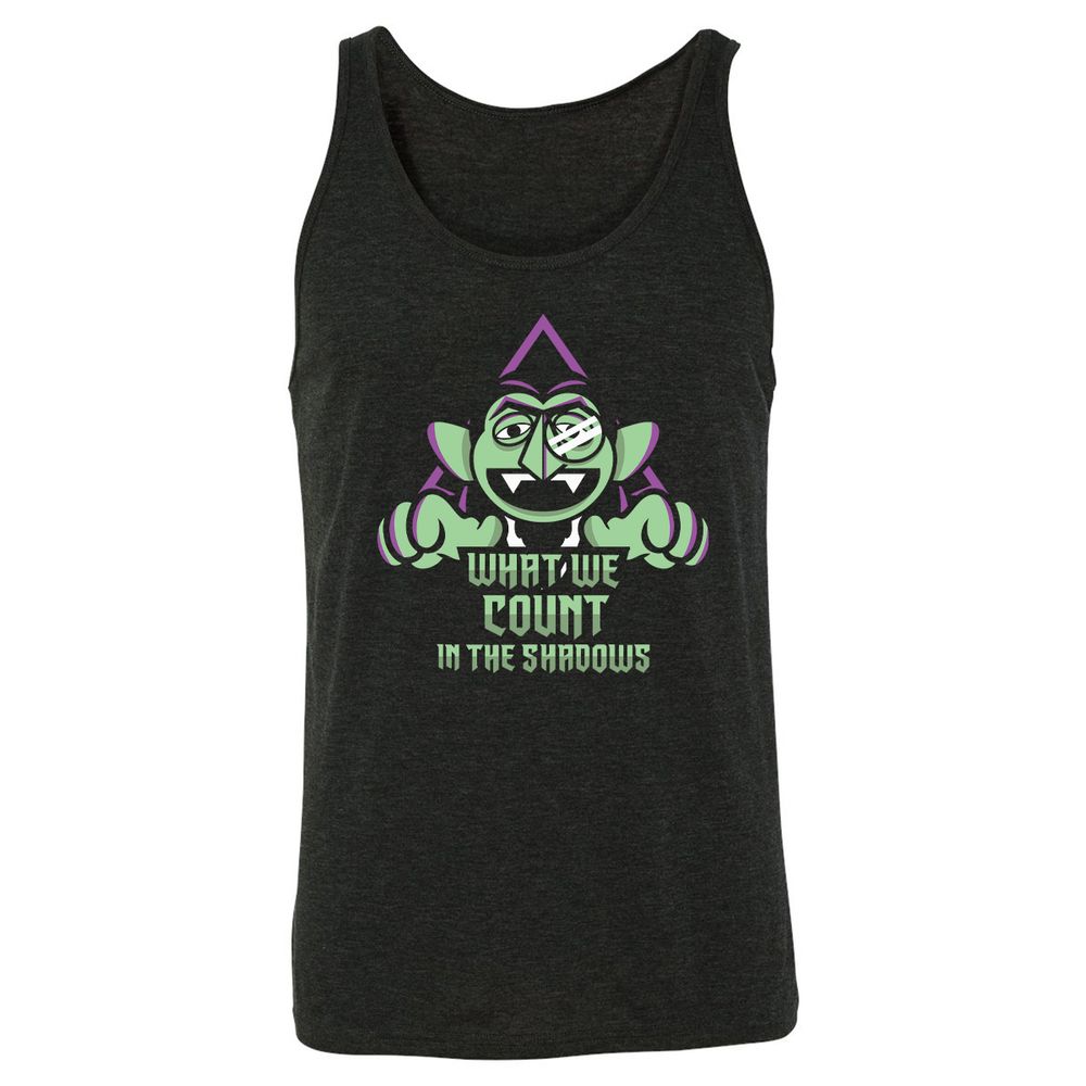Unisex Jersey Tank - H3RV6SND - Charcoal Black Triblend - 5