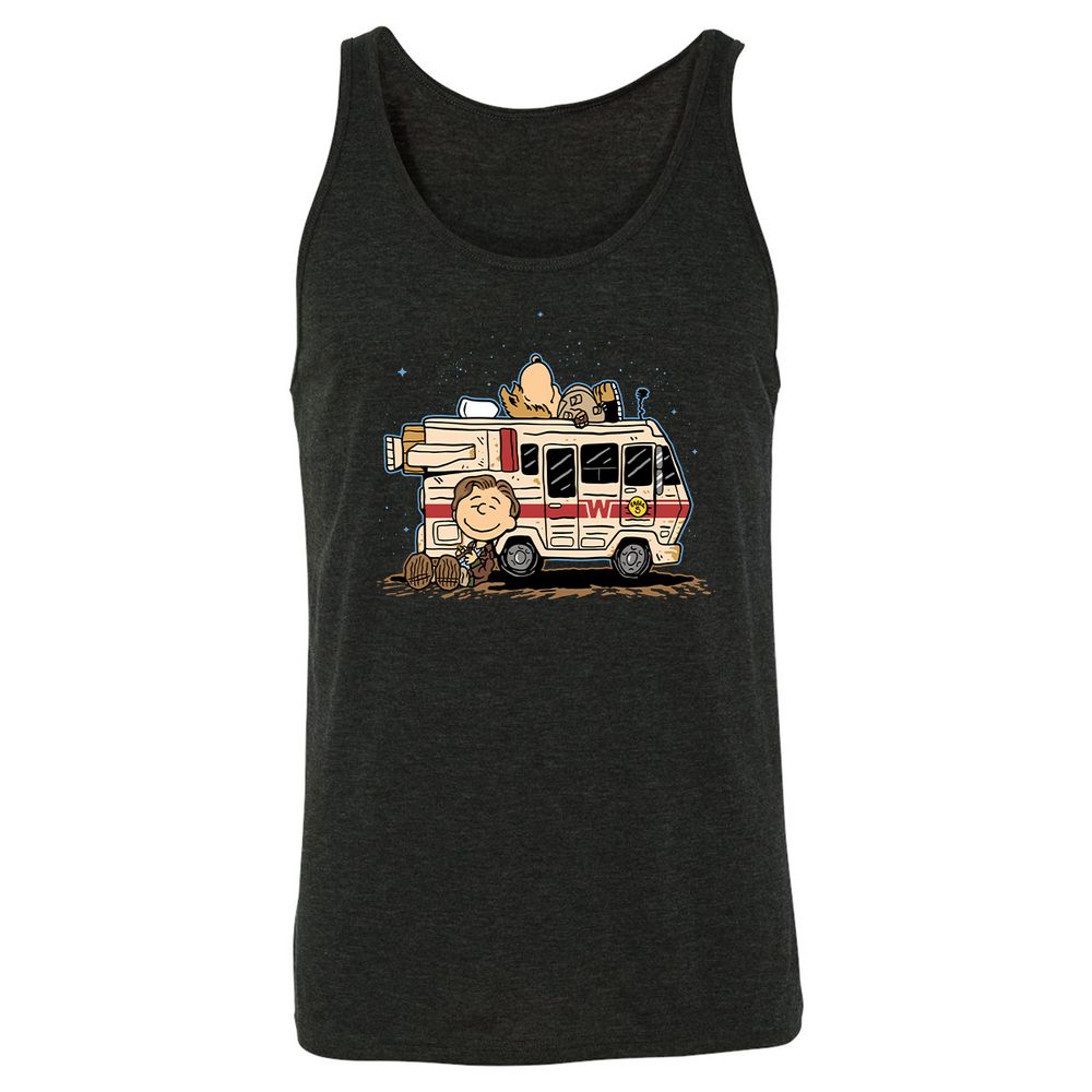 Unisex Jersey Tank - JEBQUW3K - Charcoal Black Triblend - 5