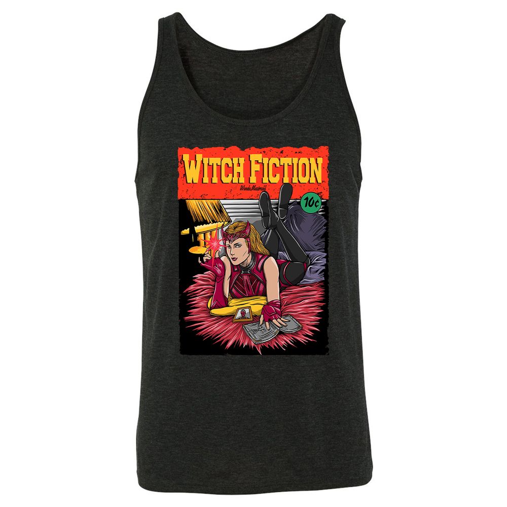 Unisex Jersey Tank - P9A9DY87 - Charcoal Black Triblend - 5