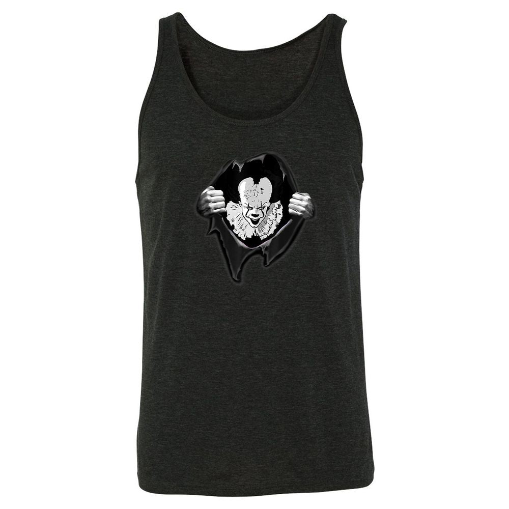Unisex Jersey Tank - 22T3U8VG - Charcoal Black Triblend - 5