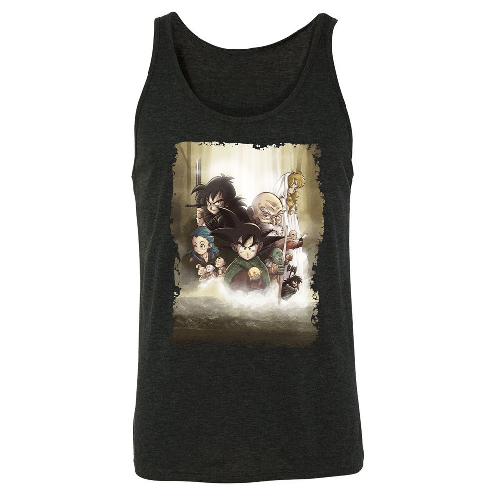 Unisex Jersey Tank - KTUFKTNB - Charcoal Black Triblend - 5