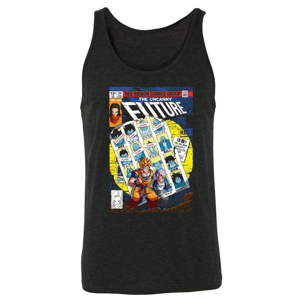 Unisex Jersey Tank - H42SN11G - Charcoal Black Triblend - 5