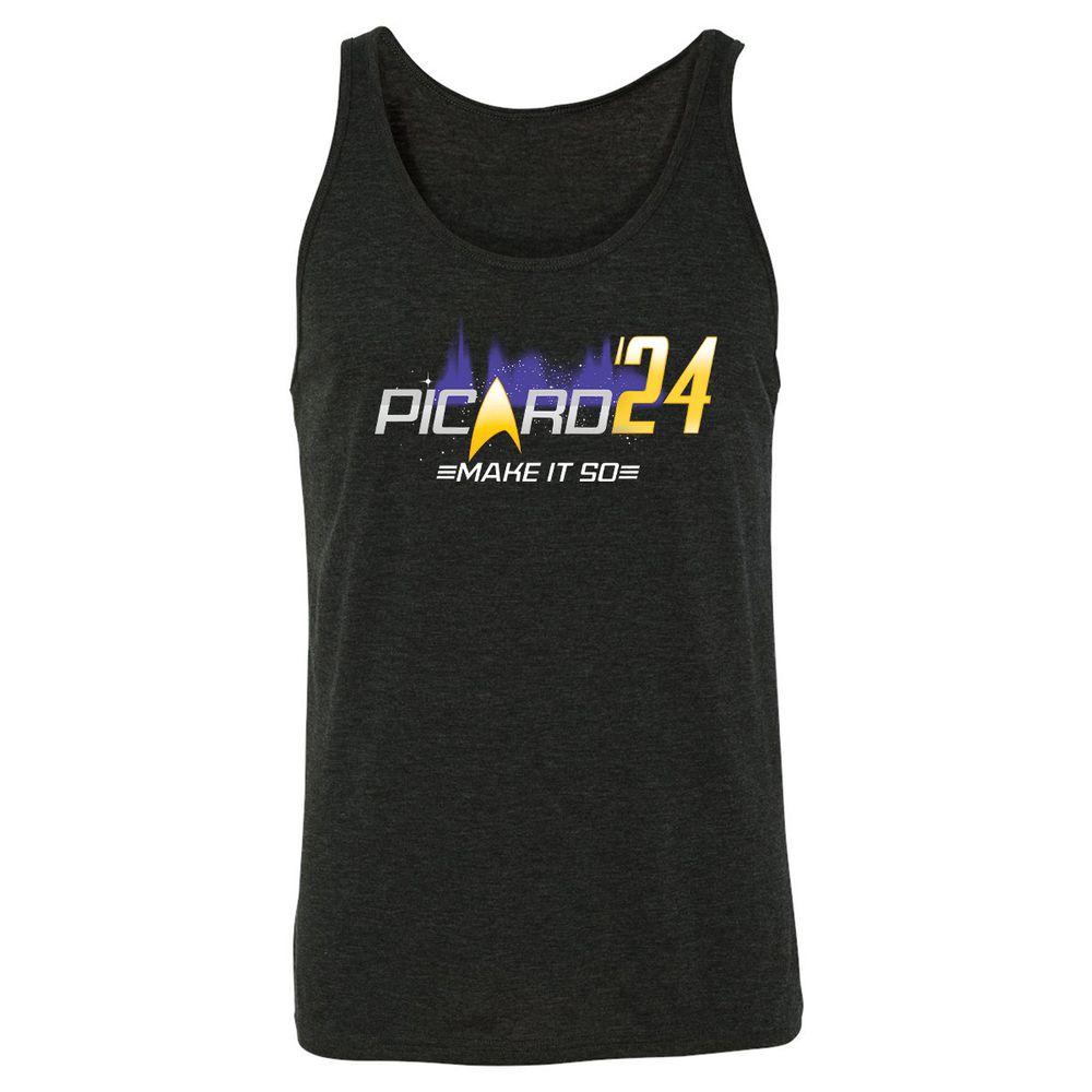 Unisex Jersey Tank - 5ZK2VBJ3 - Charcoal Black Triblend - 5