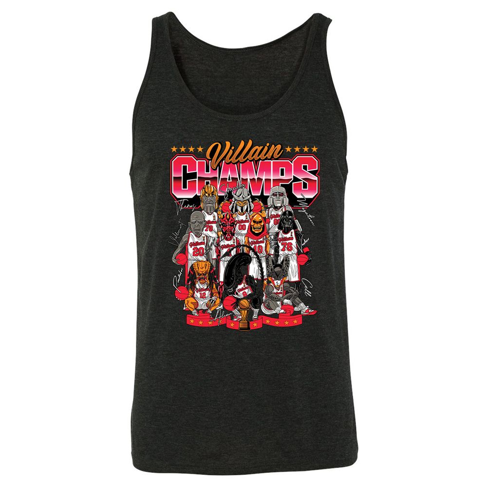 Unisex Jersey Tank - 155UCAJR - Charcoal Black Triblend - 5