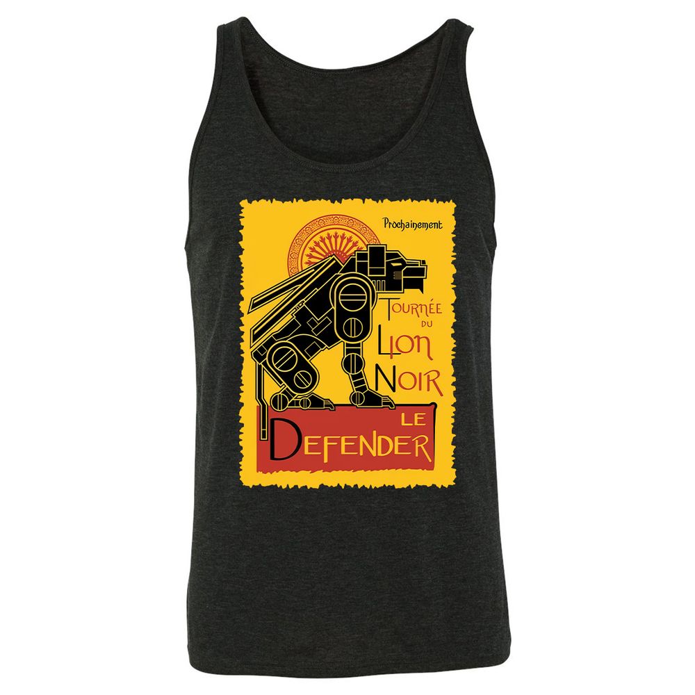 Unisex Jersey Tank - 87E6GNVH - Charcoal Black Triblend - 5
