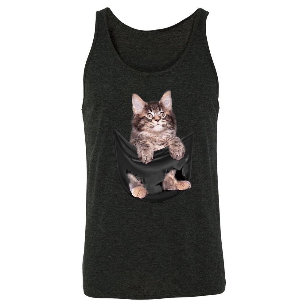 Unisex Jersey Tank - PMY97RDQ - Charcoal Black Triblend - 5