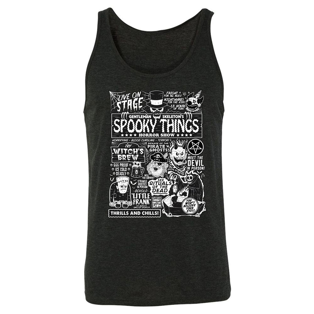 Unisex Jersey Tank - 84ELUZ8V - Charcoal Black Triblend - 5