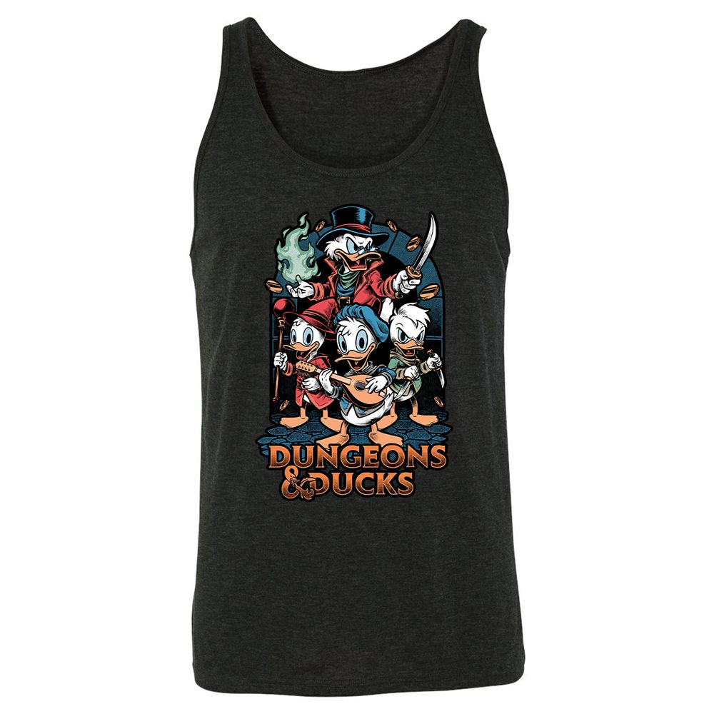 Unisex Jersey Tank - HWM7T7AN - Charcoal Black Triblend - 5