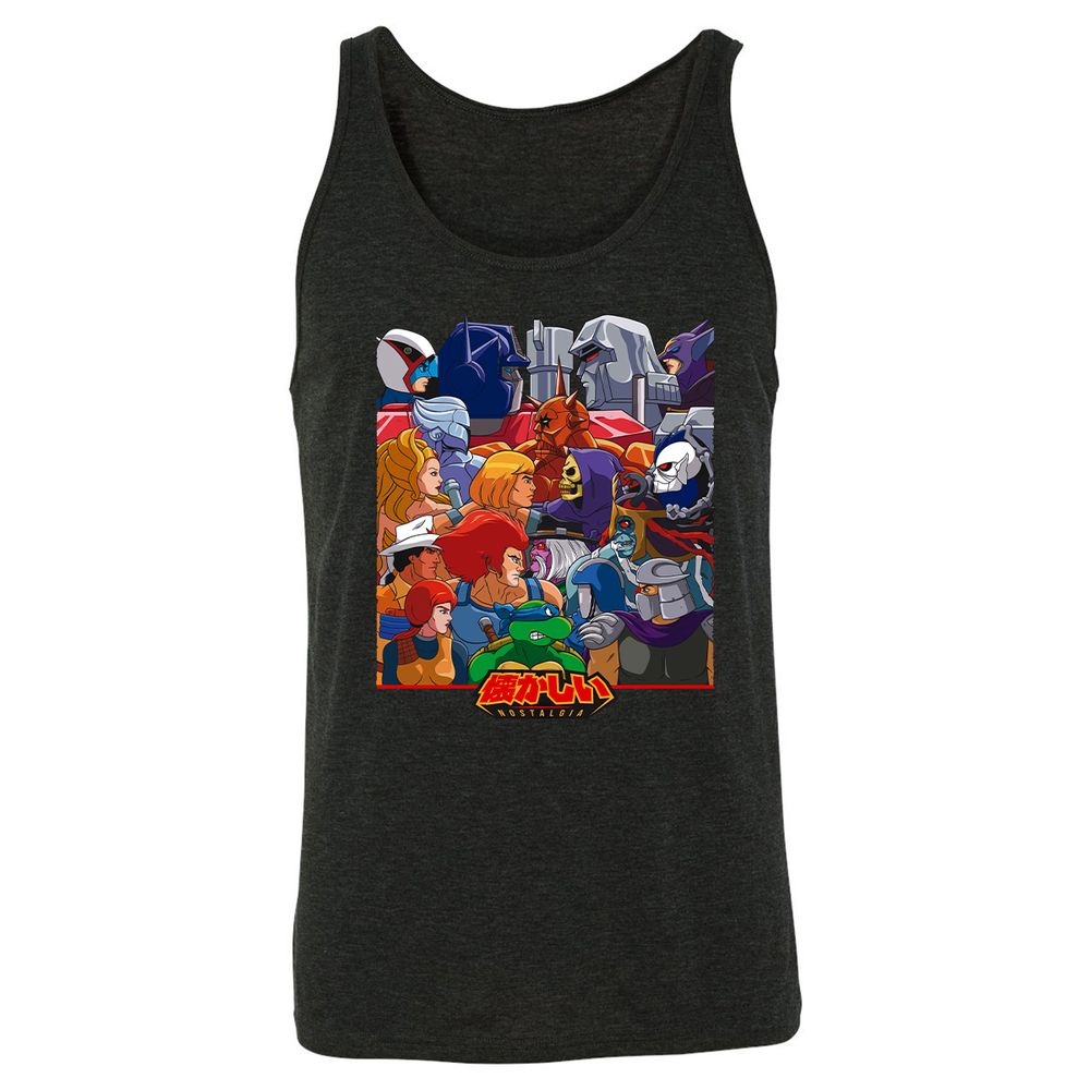 Unisex Jersey Tank - 7WA3NQWS - Charcoal Black Triblend - 5