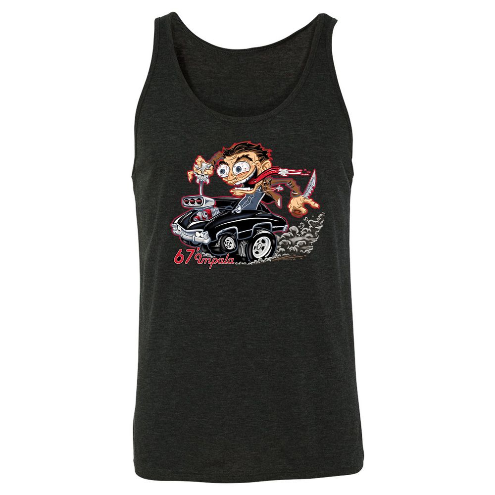 Unisex Jersey Tank - DVKAE19T - Charcoal Black Triblend - 5