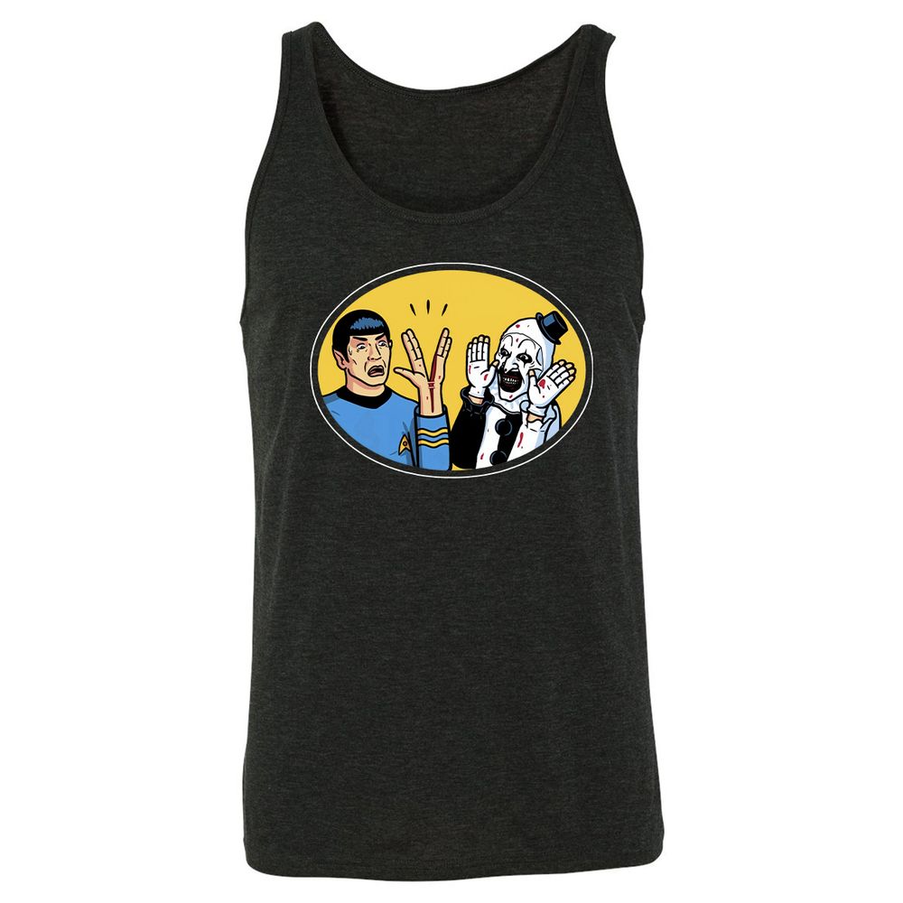 Unisex Jersey Tank - 9XQWCXC8 - Charcoal Black Triblend - 5