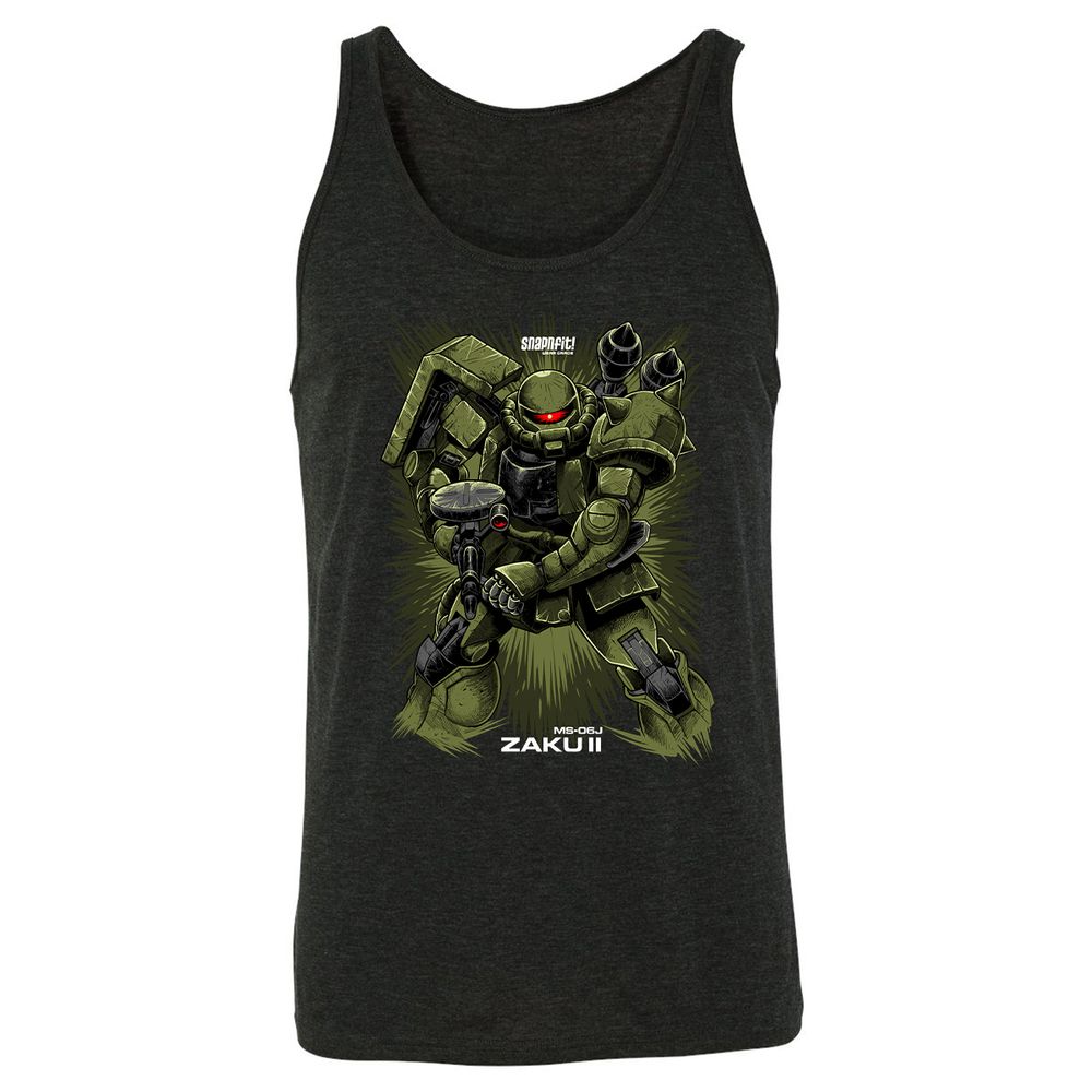 Unisex Jersey Tank - TULTJZD3 - Charcoal Black Triblend - 5