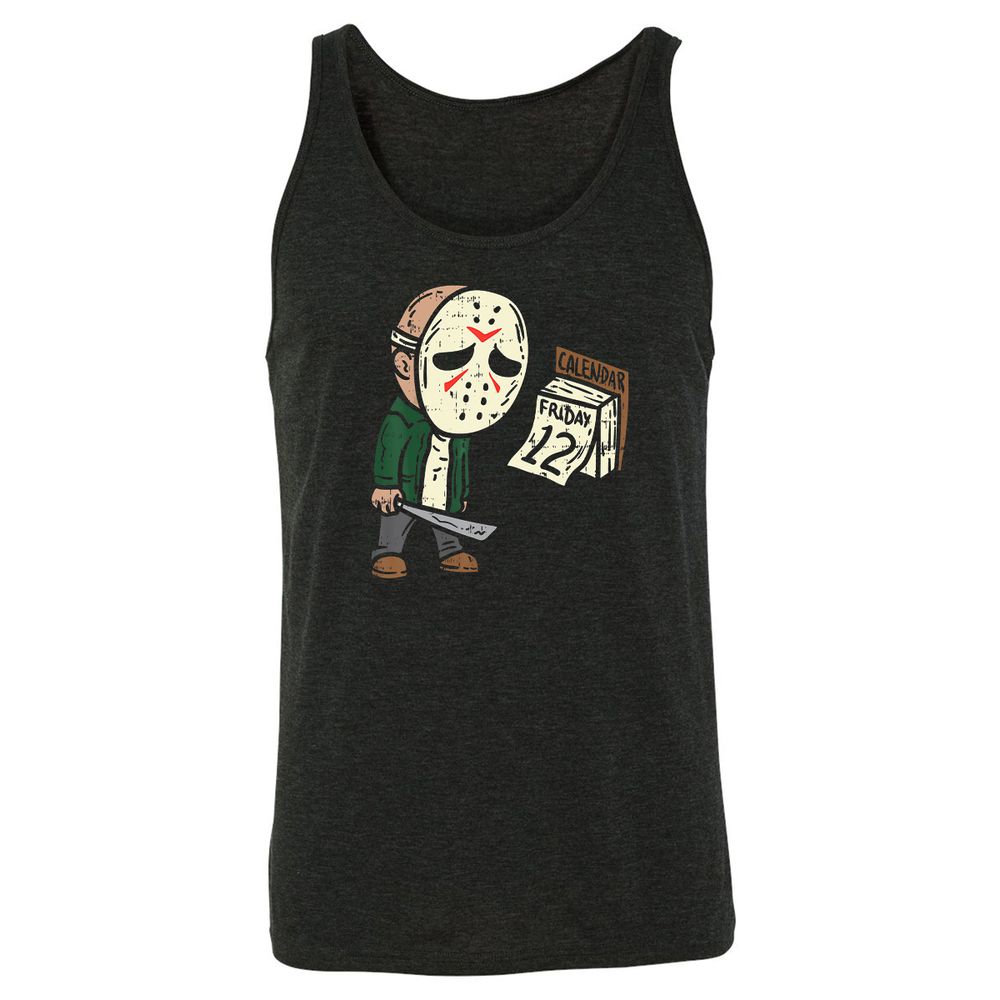 Unisex Jersey Tank - DGTJ24B2 - Charcoal Black Triblend - 5