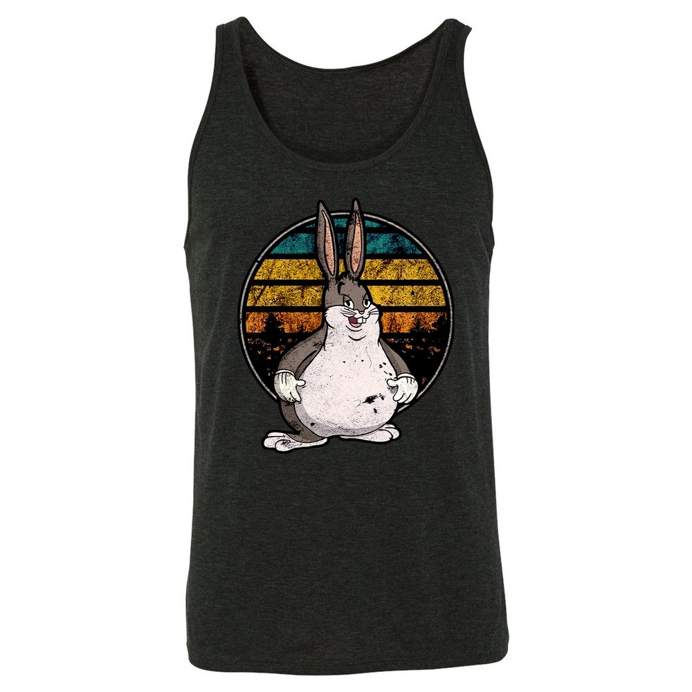 Unisex Jersey Tank - BCKPTRRX - Charcoal Black Triblend - 5