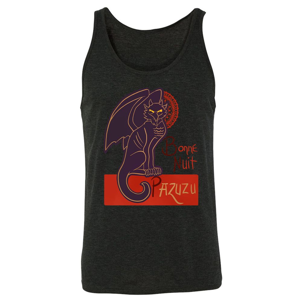 Unisex Jersey Tank - YUUKLB3V - Charcoal Black Triblend - 5
