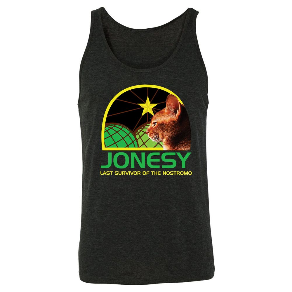 Unisex Jersey Tank - BZWGZUSL - Charcoal Black Triblend - 5