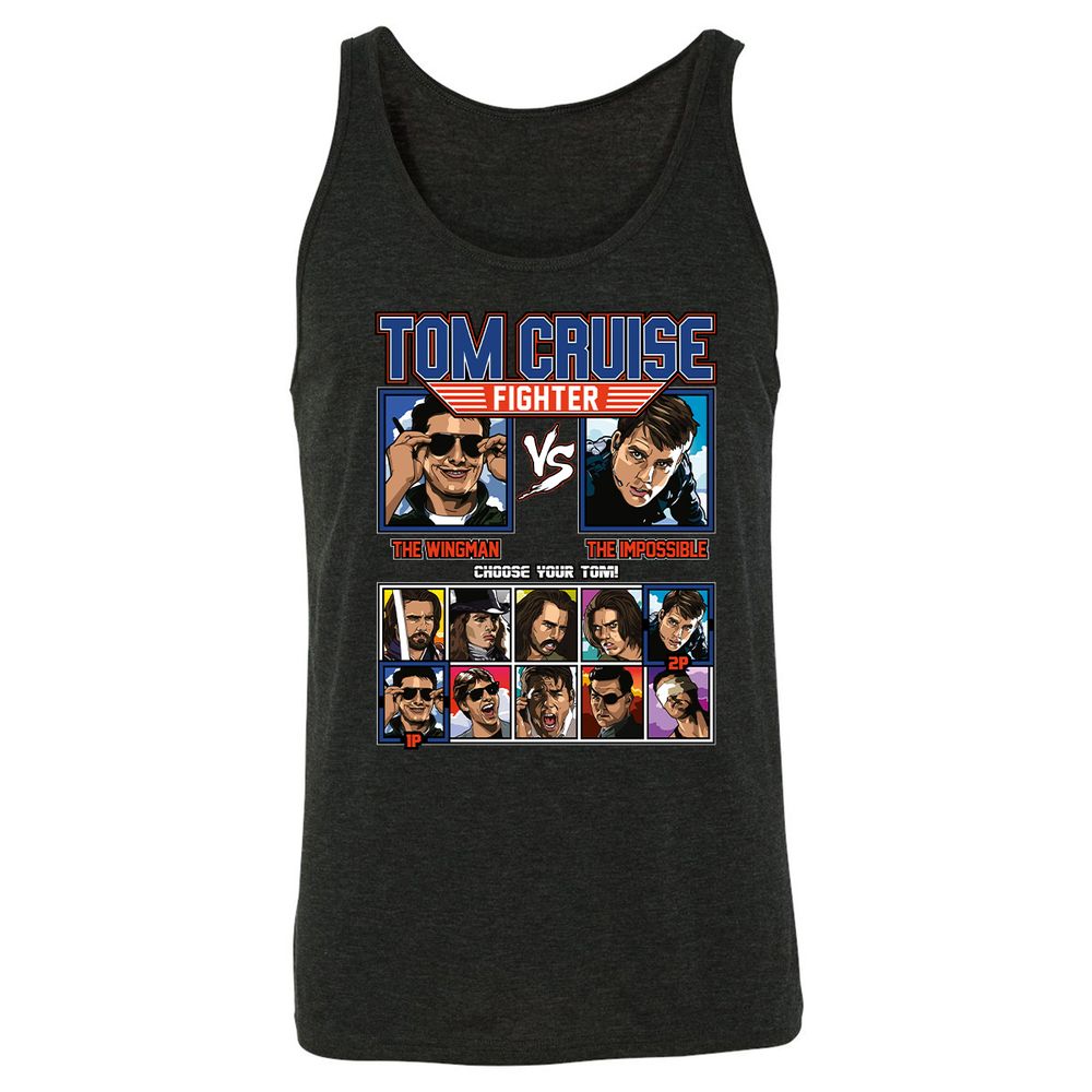 Unisex Jersey Tank - 15PVR9MV - Charcoal Black Triblend - 5