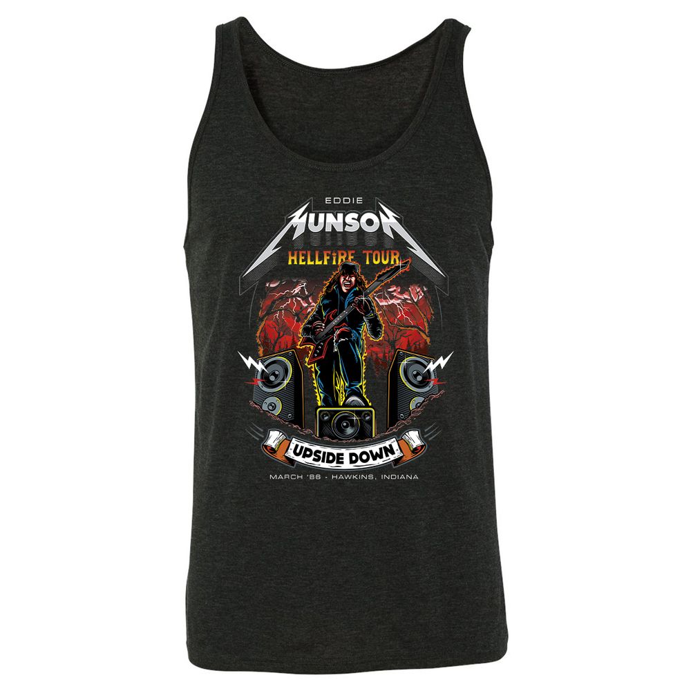 Unisex Jersey Tank - A776QU92 - Charcoal Black Triblend - 5