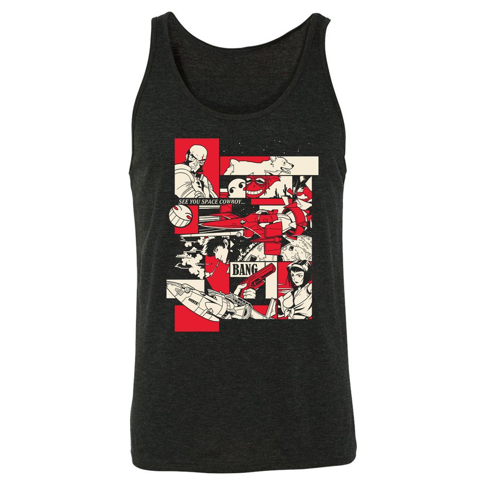 Unisex Jersey Tank - GHNL6L9G - Charcoal Black Triblend - 5
