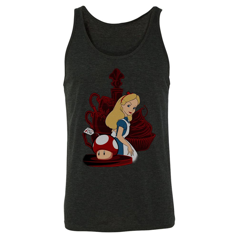 Unisex Jersey Tank - 7AG5BJR6 - Charcoal Black Triblend - 5