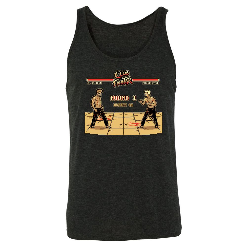 Unisex Jersey Tank - V48PFPDW - Charcoal Black Triblend - 5