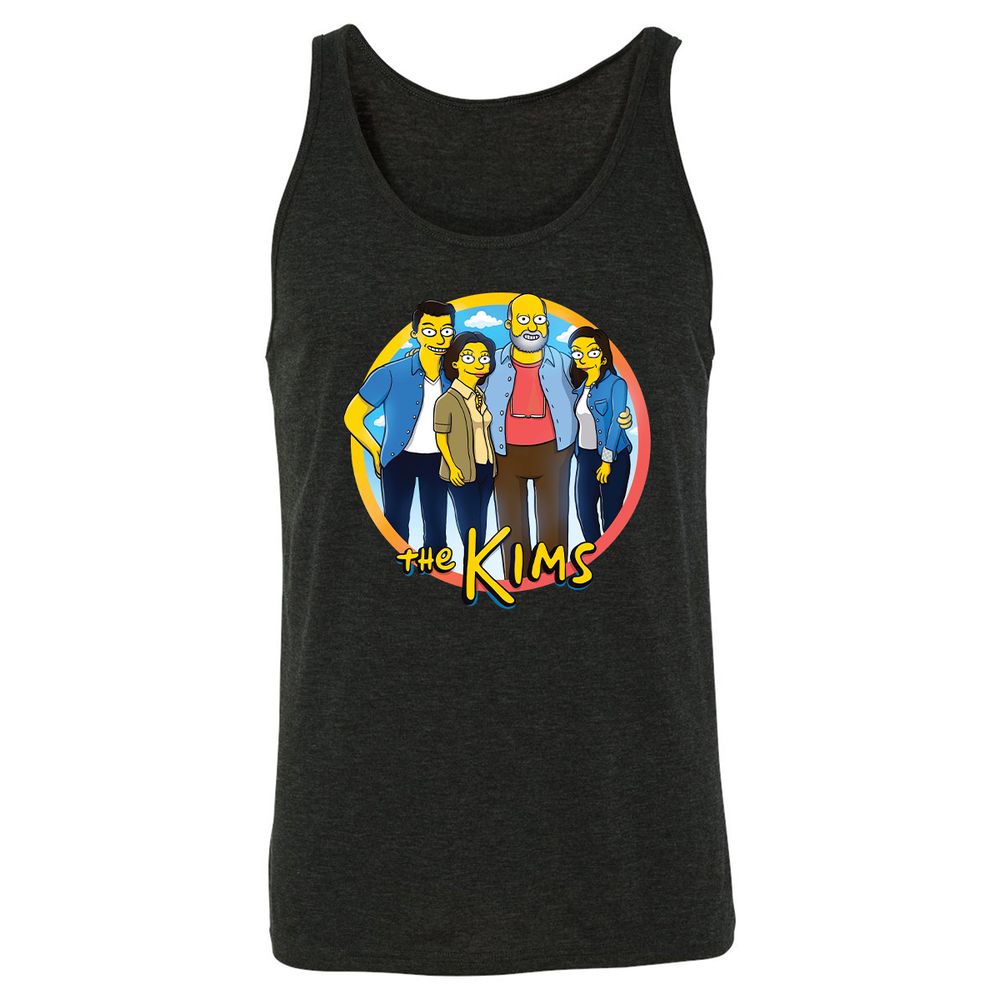 Unisex Jersey Tank - HL553WCN - Charcoal Black Triblend - 5