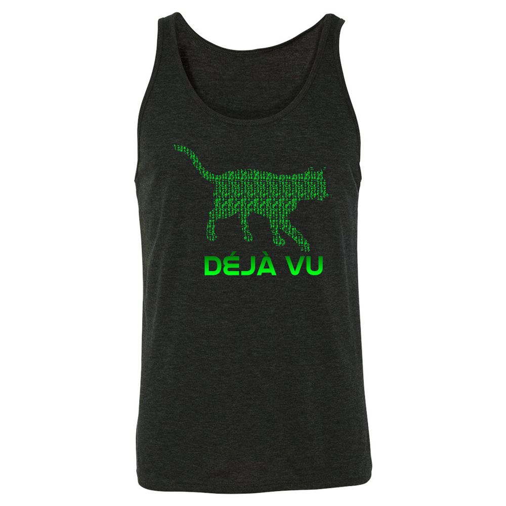 Unisex Jersey Tank - HYNYBREY - Charcoal Black Triblend - 5