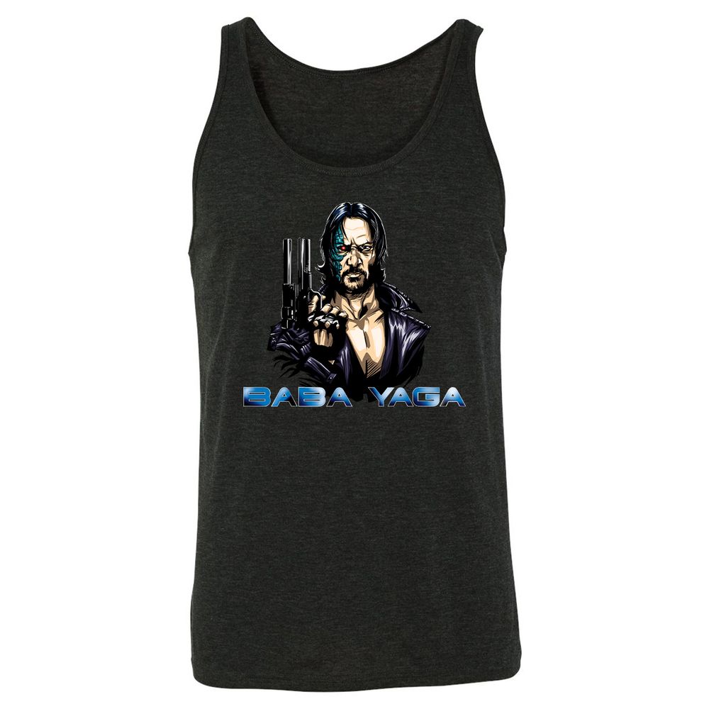 Unisex Jersey Tank - 29NNXETP - Charcoal Black Triblend - 5