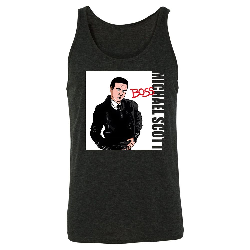 Unisex Jersey Tank - AZRSMMZ3 - Charcoal Black Triblend - 5