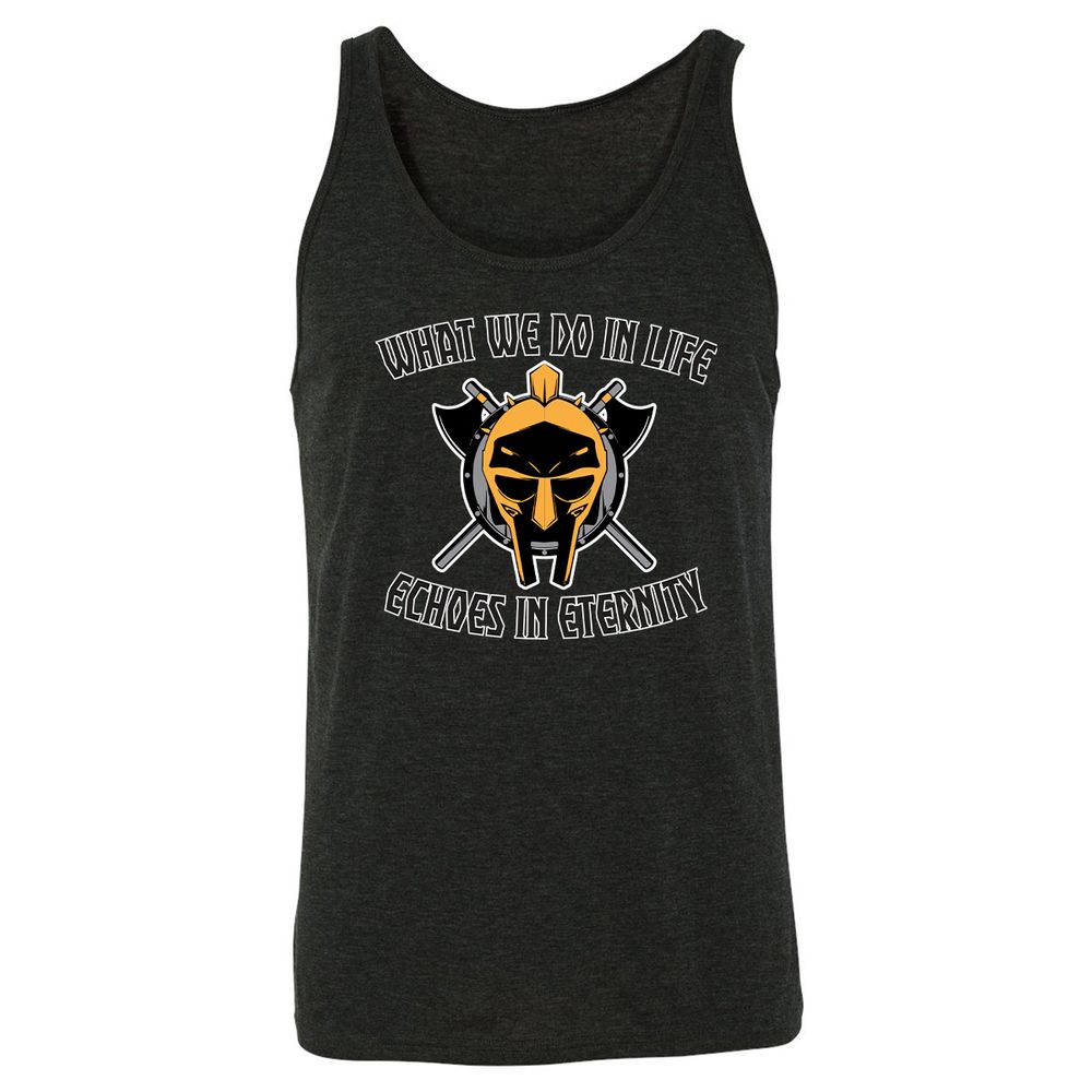 Unisex Jersey Tank - 1V5J5ZPM - Charcoal Black Triblend - 5