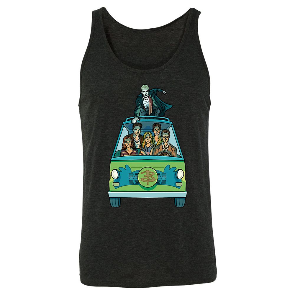 Unisex Jersey Tank - A3E8VEZW - Charcoal Black Triblend - 5