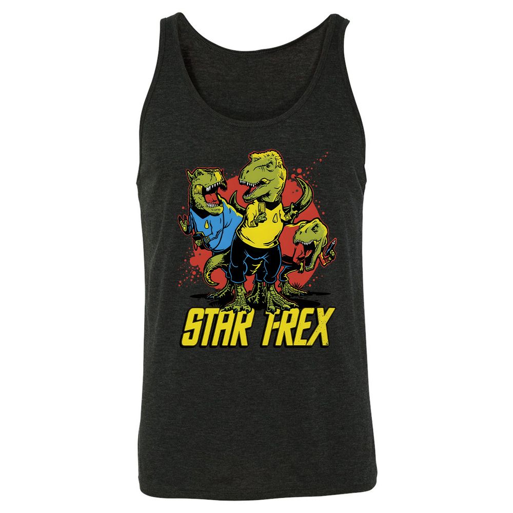 Unisex Jersey Tank - H6HD9XEF - Charcoal Black Triblend - 5