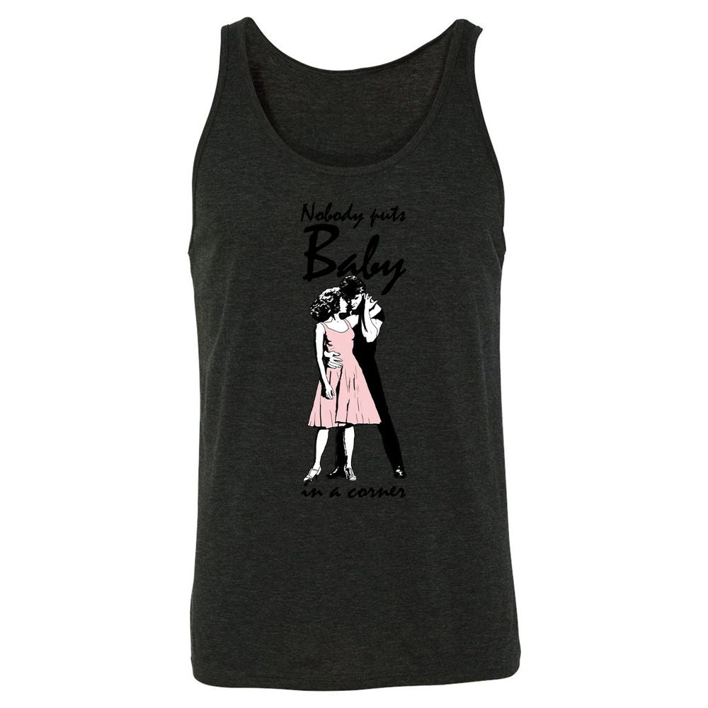 Unisex Jersey Tank - 8CSA698Y - Charcoal Black Triblend - 5