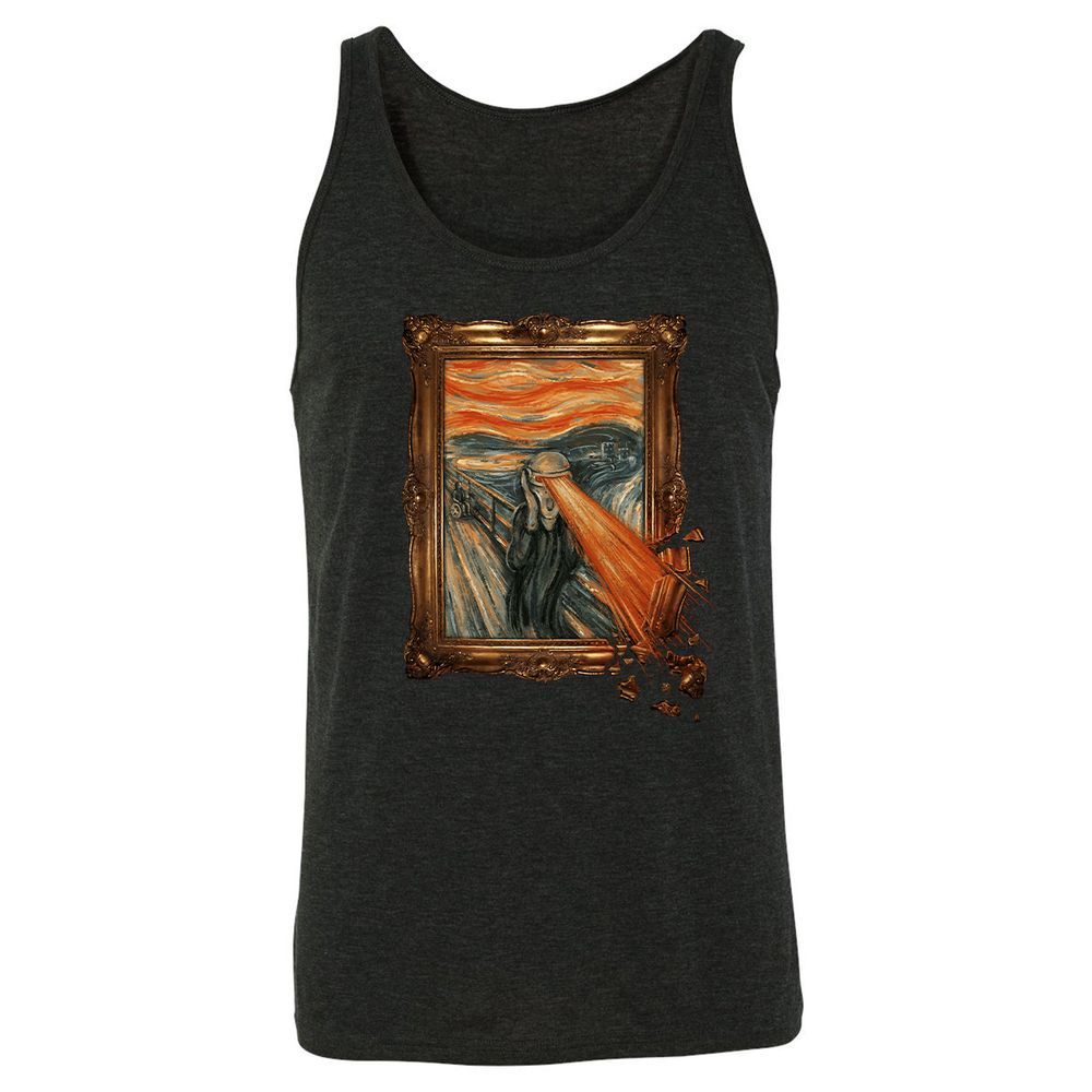 Unisex Jersey Tank - YTMDULBE - Charcoal Black Triblend - 5