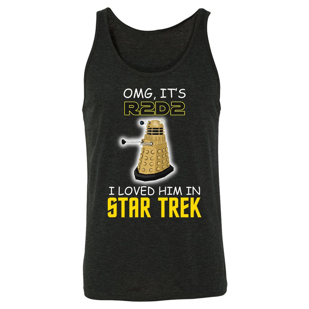 Unisex Jersey Tank - CR6DCHXA - Charcoal Black Triblend - 5