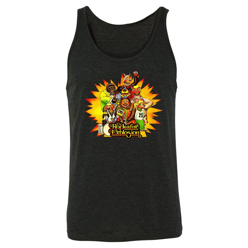 Unisex Jersey Tank - 94QVNGVD - Charcoal Black Triblend - 5
