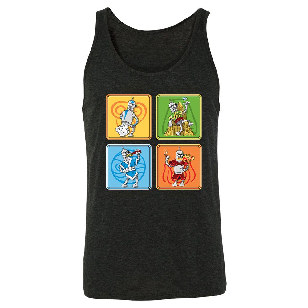 Unisex Jersey Tank - NP3AZH4E - Charcoal Black Triblend - 5