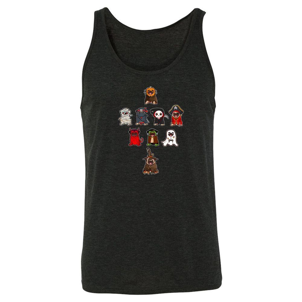 Unisex Jersey Tank - XZYYDWNC - Charcoal Black Triblend - 5