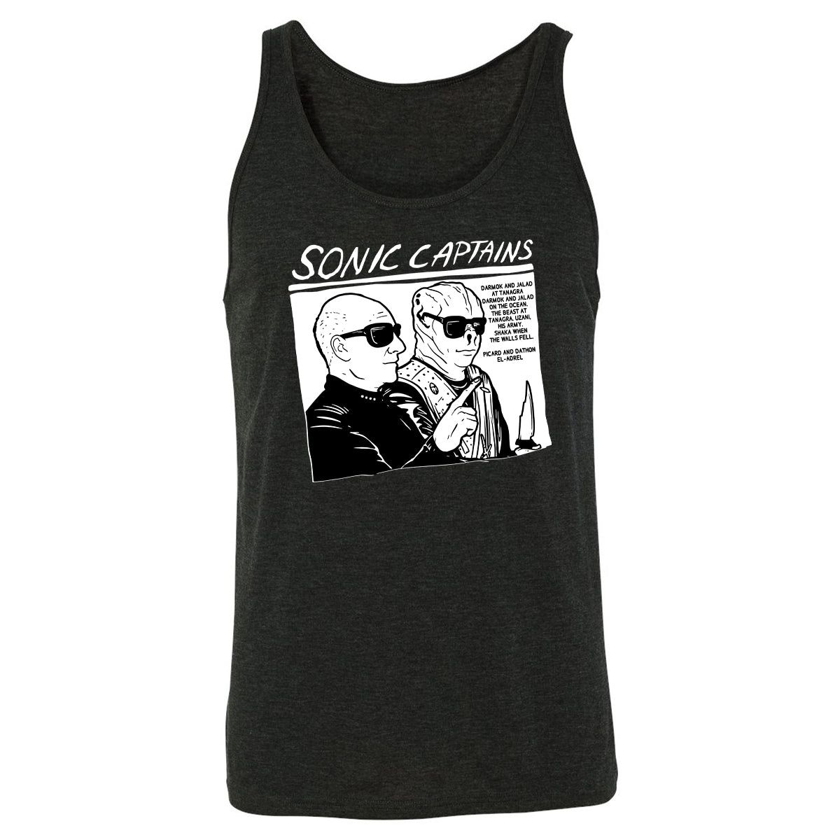 Unisex Jersey Tank - 9TBRBHZ6 - Charcoal Black Triblend - 5