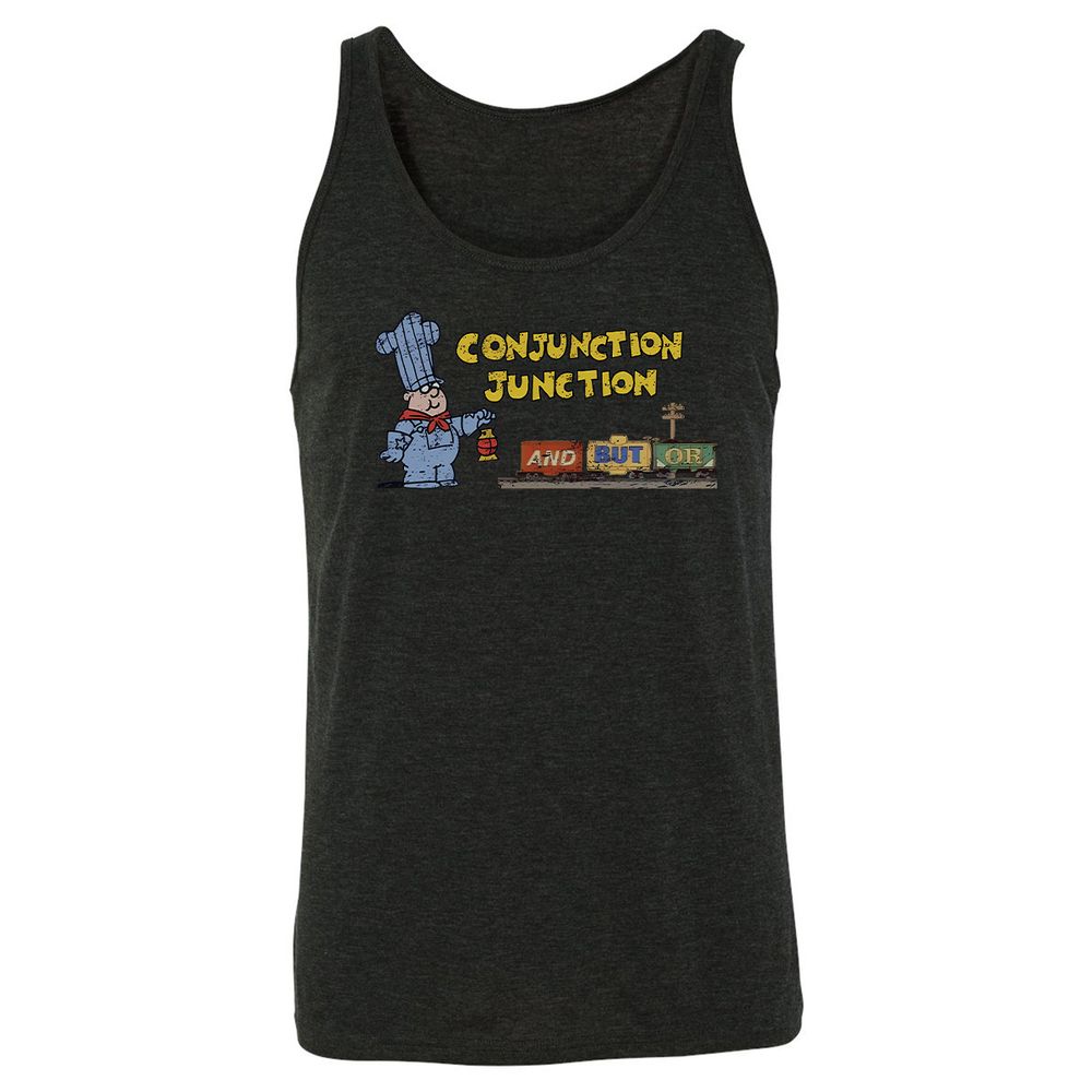 Unisex Jersey Tank - 142BGRVA - Charcoal Black Triblend - 5