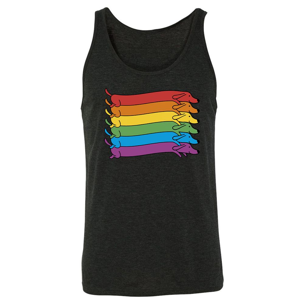 Unisex Jersey Tank - ETT4Z651 - Charcoal Black Triblend - 5
