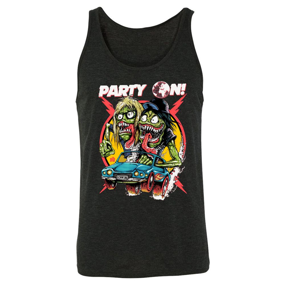 Unisex Jersey Tank - Q85M6Q47 - Charcoal Black Triblend - 5